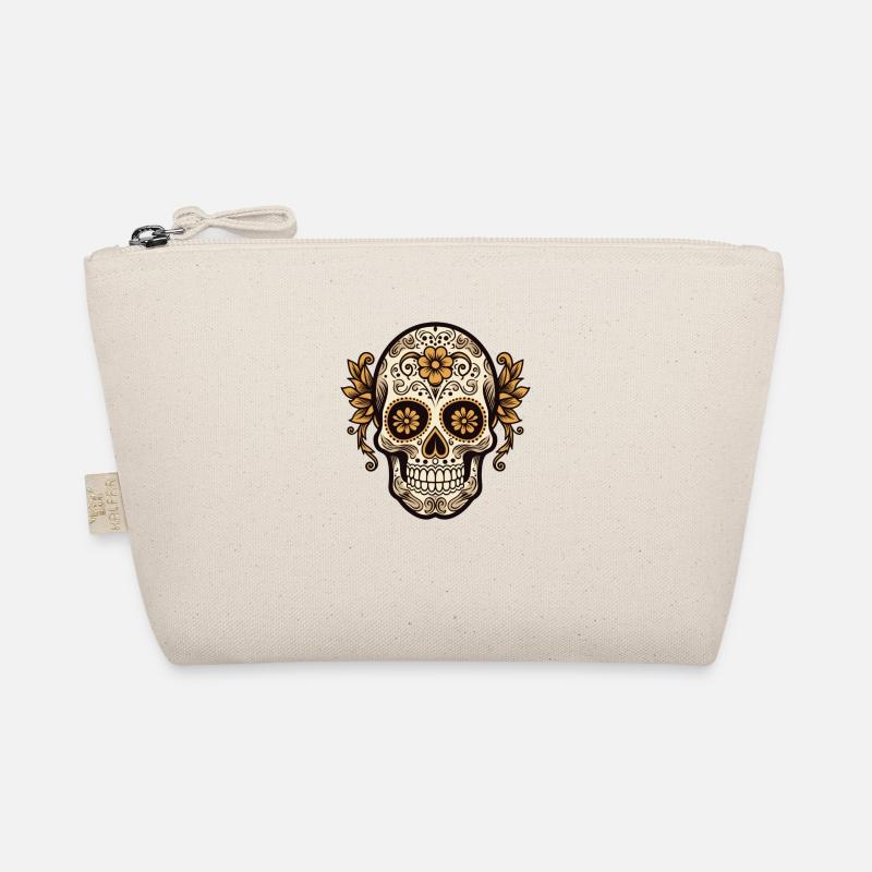Calavera Sugar Skull Bio-Täschchen