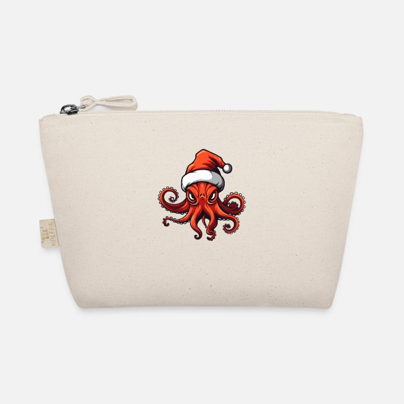 Octopus Octopus Christmas Animal Organic Pouch