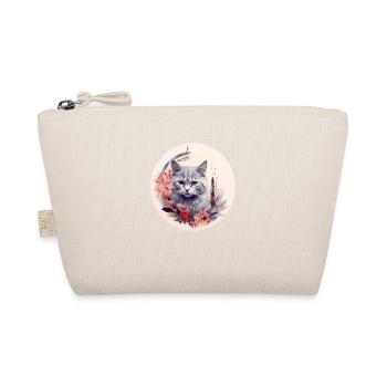 Britisch Kurzhaar Katze Boho Element, Katzen - Bio-Täschchen - Natur - Vorne
