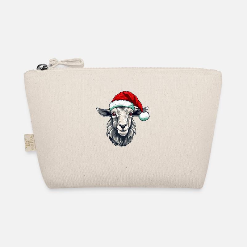 Tête d’animal de Noël de Noël de chèvre Trousse biologique