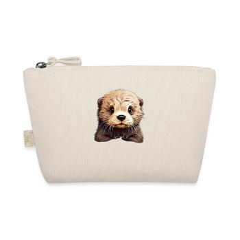 Otter Cute Funny Animal Lover Gift - Organic Pouch - nature - Front