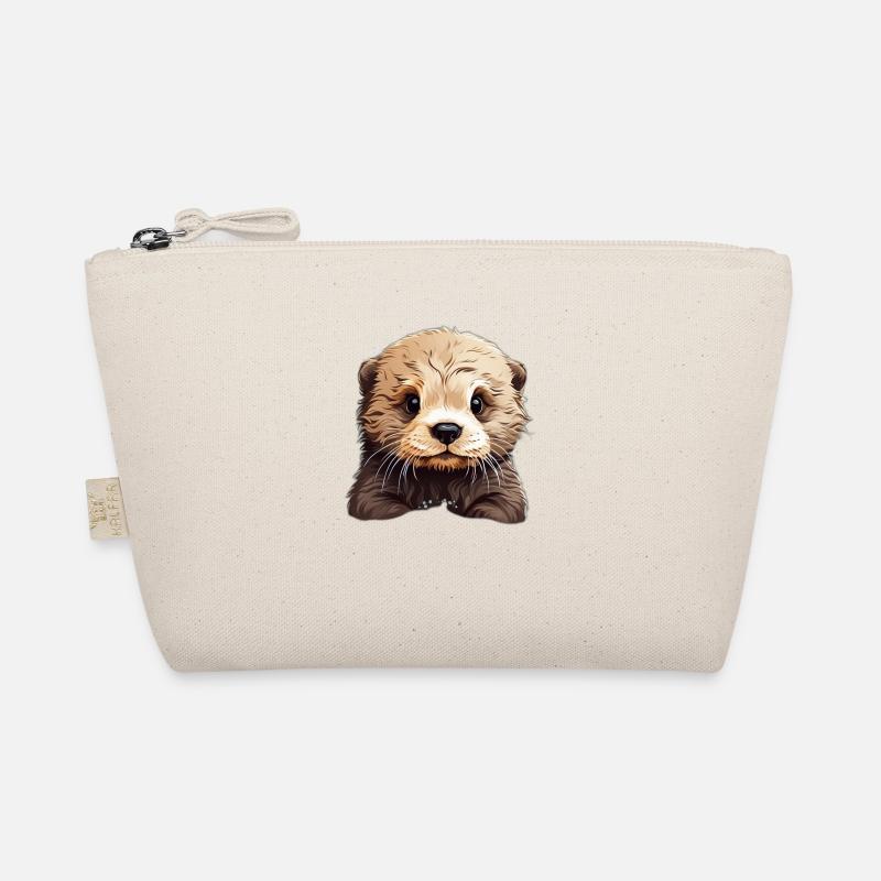 Otter Süß Witziges Tierfreund Geschenk Bio-Täschchen