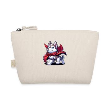 Superhero Husky - Organic Pouch - nature - Front