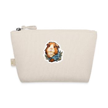 Cochon d’Inde avec habit de neige - Trousse biologique - nature - Devant
