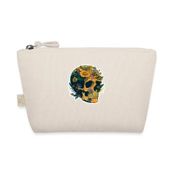 Crâne humain et fleurs 20 - Trousse biologique - nature - Devant