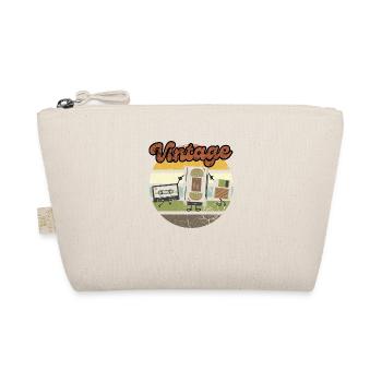Vintage DVD Audio Cassette - Organic Pouch - nature - Front
