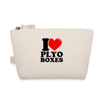 I Love Plyo Boxing - Fitness Weightlifting Funny - Organic Pouch - nature - Front