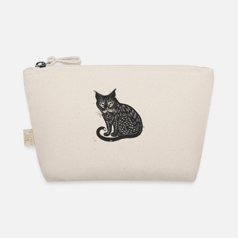 Chat noir chaton chaton Punt ronronner Trousse biologique