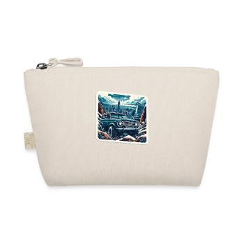 Vintage American and Sports Car - Organic Pouch - nature - Front