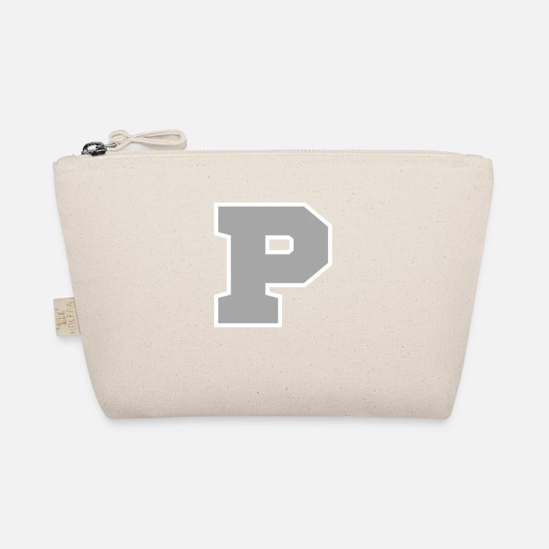 Buchstabe p sport - Bio-Täschchen - Natur