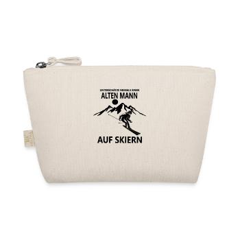 Ski Ski Motif pour Skieur Skieur - Trousse biologique - nature - Devant