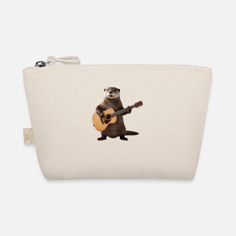 Groundhog Otter Guitar - Organic Pouch - nature