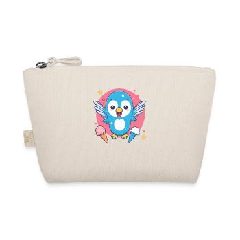 L’oiseau adore la crème glacée - Trousse biologique - nature - Devant