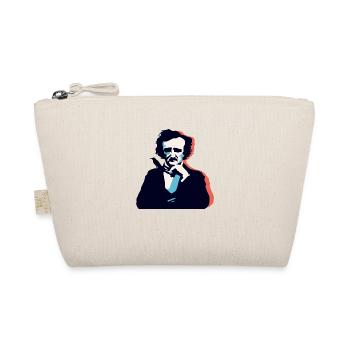 Edgar Allan Poe Thinking - Organic Pouch - nature - Front