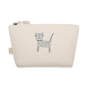katze grau - Bio-Täschchen - Natur - Vorne