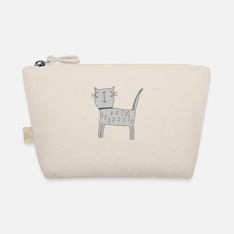 Cat Grey Organic Pouch