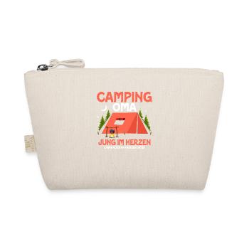 Camping Grandma Young in the Heart Nature Camping - Organic Pouch - nature - Front