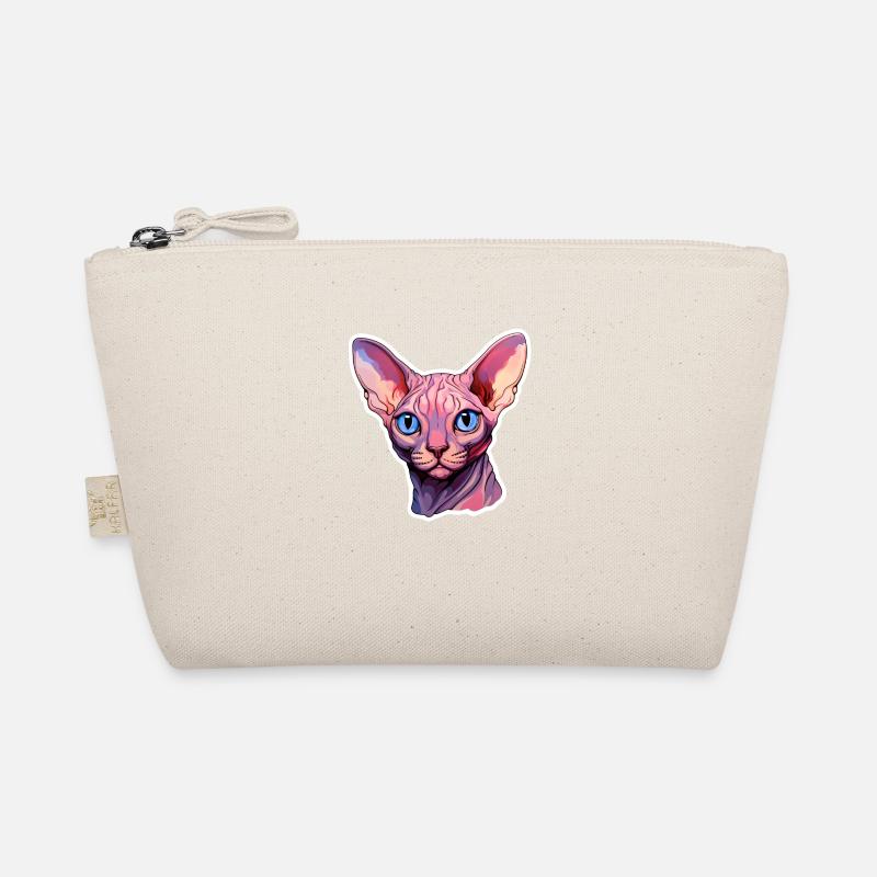 Tête de chat Sphynx Trousse biologique