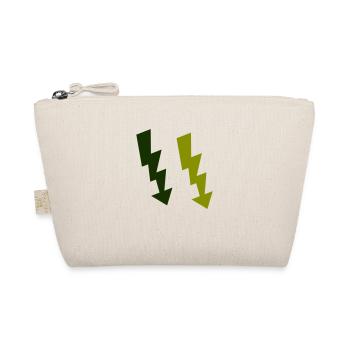 Lightning Bolts Symbol 2 - Organic Pouch - nature - Front