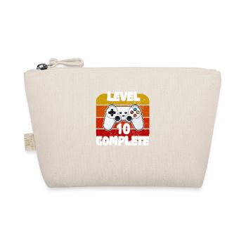 10th Anniversary - Gamer Video Games - Organic Pouch - nature - Front