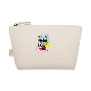 bulldog splash - Bio-Täschchen - Natur - Vorne