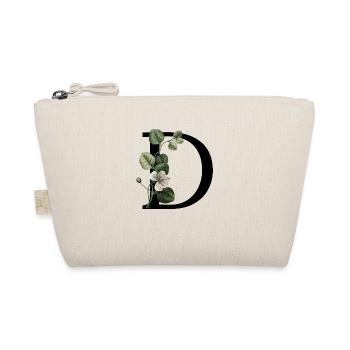 Green Botanical Letter - Organic Pouch - nature - Front