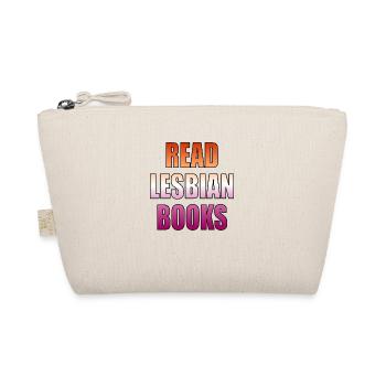 Read Lesbian Books - Organic Pouch - nature - Front