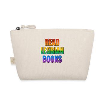 Read Lesbian Books - Organic Pouch - nature - Front