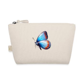 papillon bleu - Trousse biologique - nature - Devant