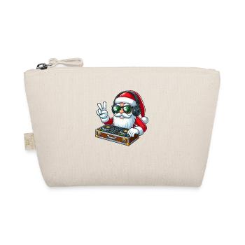 Cool Santa Claus with sunglasses - Organic Pouch - nature - Front
