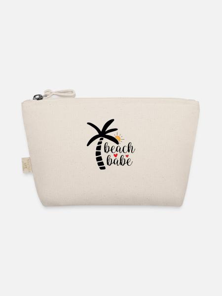 Beach babe - Organic Pouch - nature - Front
