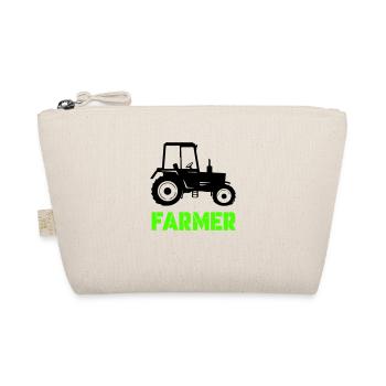 traktor farmer - Bio-Täschchen - Natur - Vorne