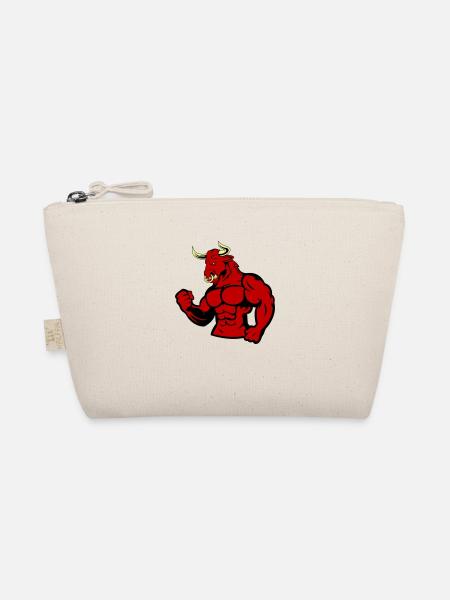 bull - Organic Pouch - nature - Front