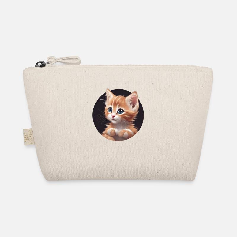 Little kitten - Organic Pouch - nature