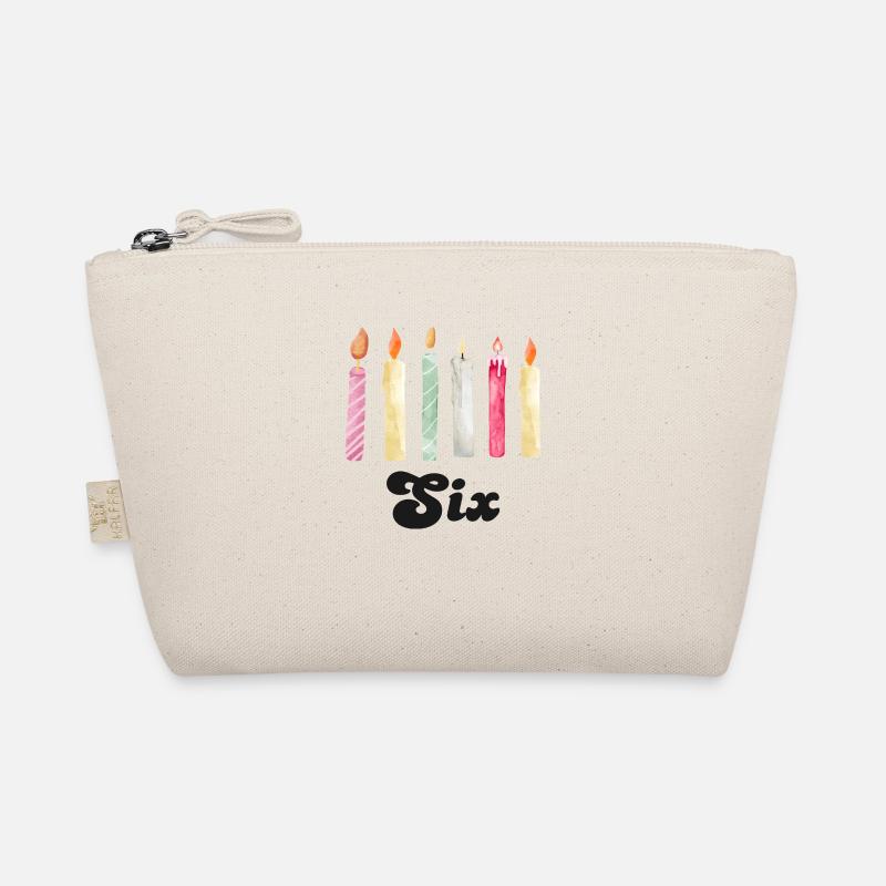6e anniversaire bougie Trousse biologique