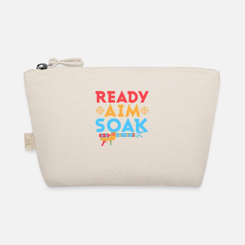 Ready Aim Soak Squirt Gun Summer Water Fun Organic Pouch