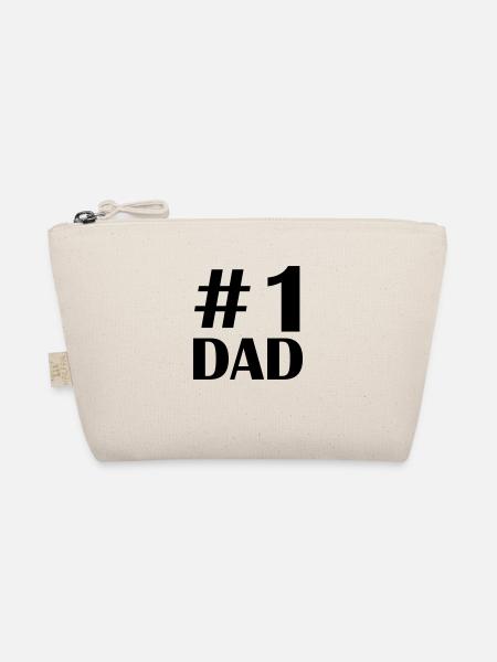 1 dad - Bio-Täschchen - Natur - Vorne