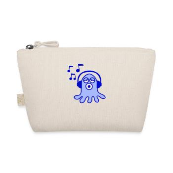 Cute octopus octopus octopus squid listening to loud music - Organic Pouch - nature - Front