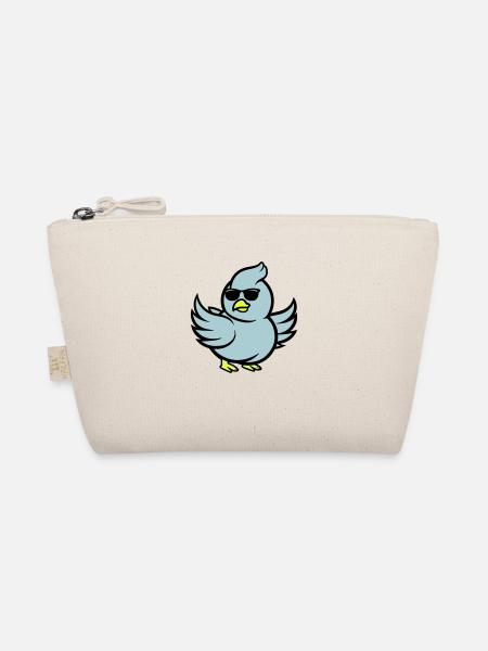 Deaf Comic Sunglasses - Organic Pouch - nature - Front
