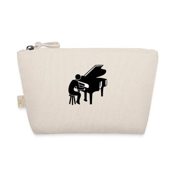 Piano Keys Instrument Playing Classical Music - Organic Pouch - nature - Front