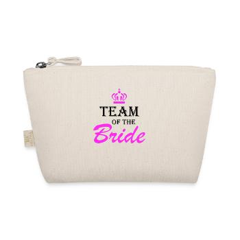 Team of the Bride The Bride Design - Organic Pouch - nature - Front
