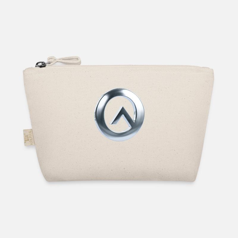 Metallic chrome A Look, Simple Elegance Organic Pouch