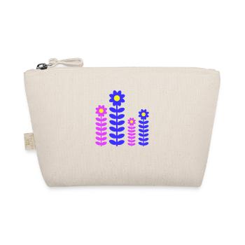 Many Pretty Flowers Colorful Decorative Pattern Beautiful - Organic Pouch - nature - Front