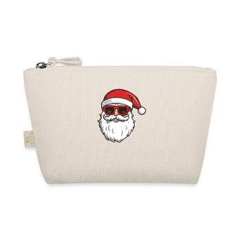 Père Noël Joyeux Noël Visage - Trousse biologique - nature - Devant