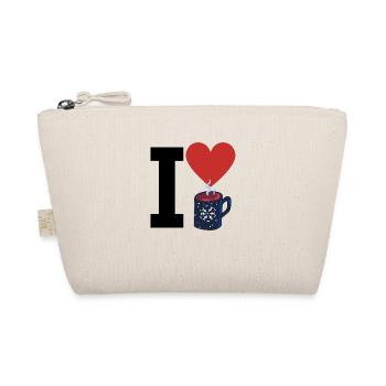 I Love Glühwein - Bio-Täschchen - Natur - Vorne