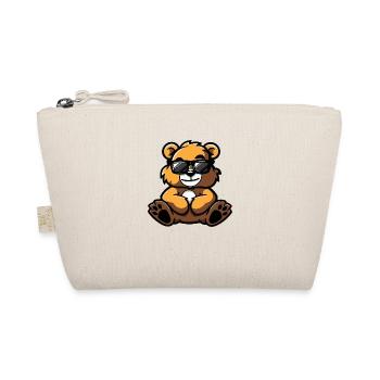 Bear Comic Cool - Organic Pouch - nature - Front