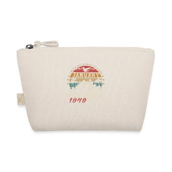 Januar 1949 Geburtstagsgeschenk - Januar 1949 - Bio-Täschchen - Natur - Vorne