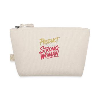 Product Of A Strong Woman 11 - Bio-Täschchen - Natur - Vorne