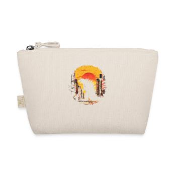 Kaiju Monster Design Sunset Geschenkidee - Bio-Täschchen - Natur - Vorne