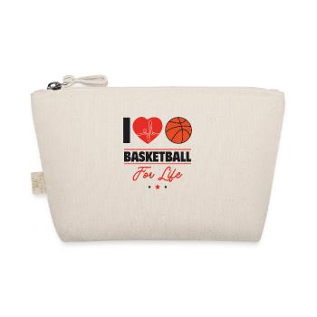 I love basketball for life - Organic Pouch - nature - Front